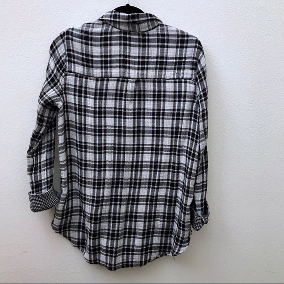 Madewell Kemp plaid ex-boyfriend button down shirt - Picture 7 of 8